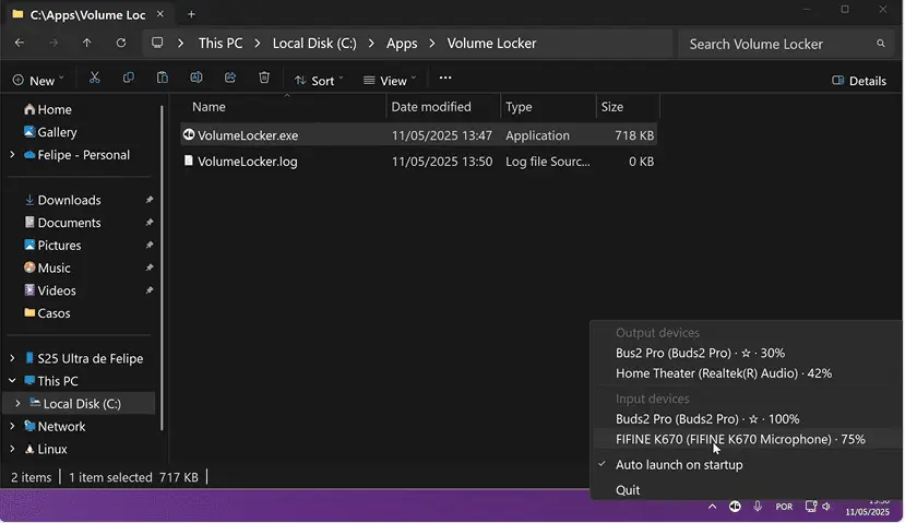 Volume Locker