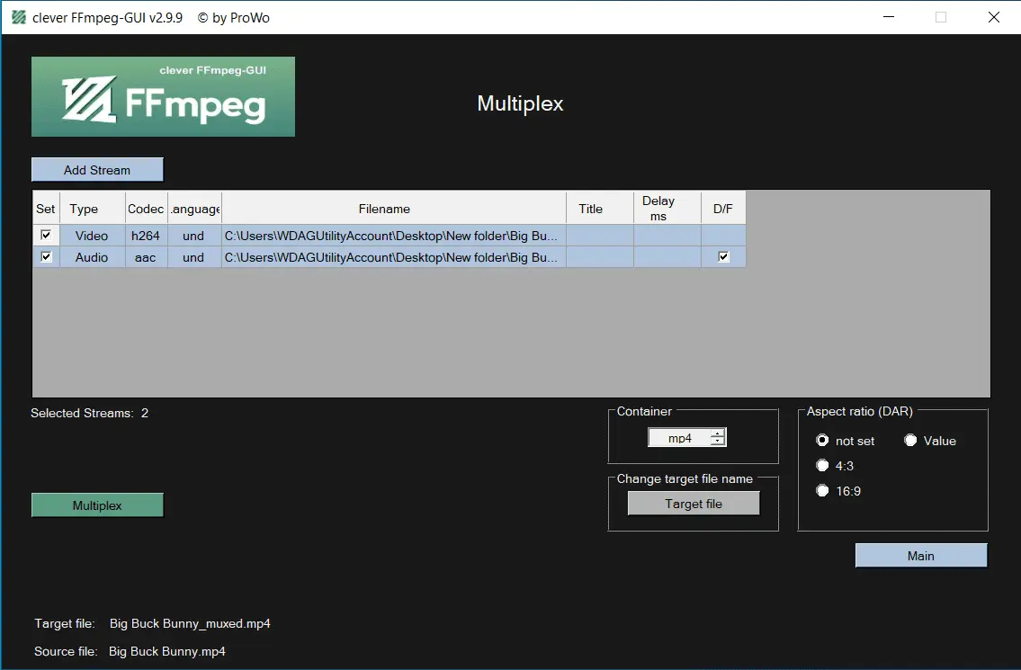 Clever FFmpeg GUI