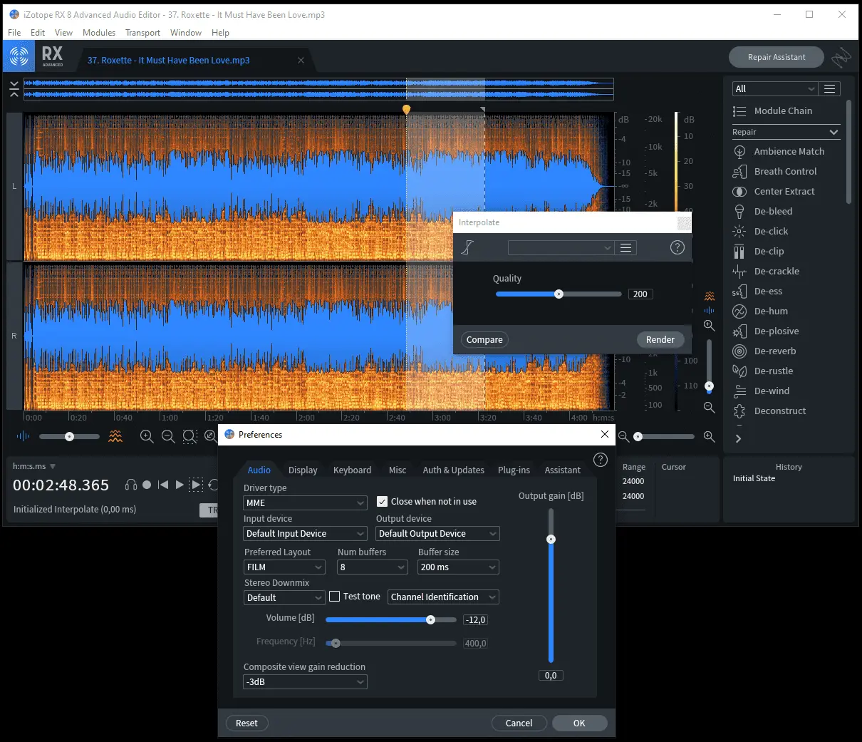 iZotope RX Audio Editor